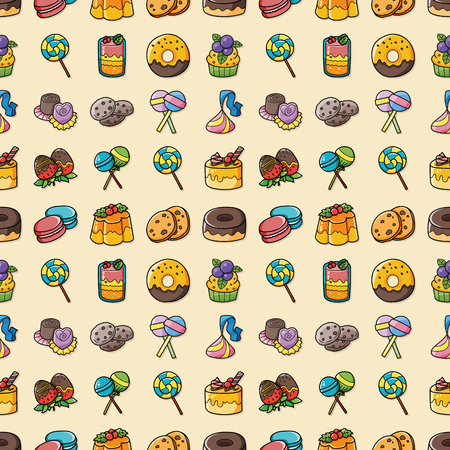 Dessert and sweets icons set,eps10のイラスト素材