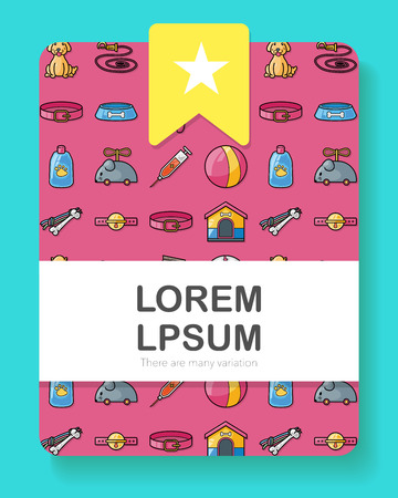 Pets icons setのイラスト素材