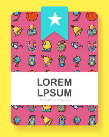 School and Education icons set,eps10のイラスト素材