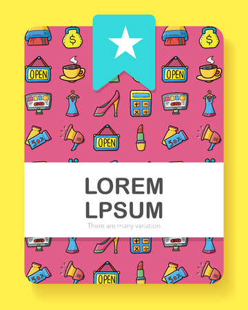 Shopping icons set,eps10のイラスト素材