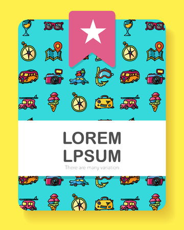 Travel and tourism icons set,eps10のイラスト素材