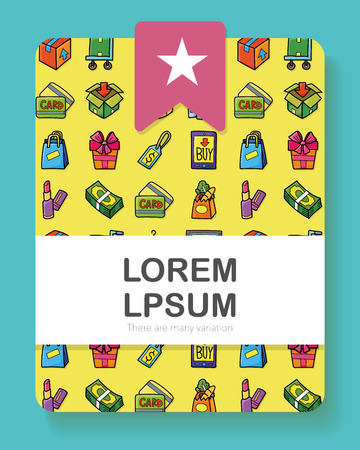 Shopping icons setのイラスト素材