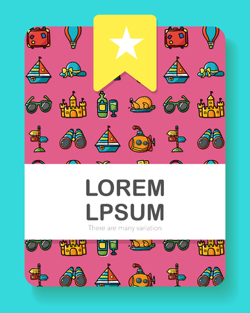 Travel and tourism icons set,eps10のイラスト素材