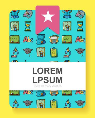 School and Education icons set,eps10のイラスト素材