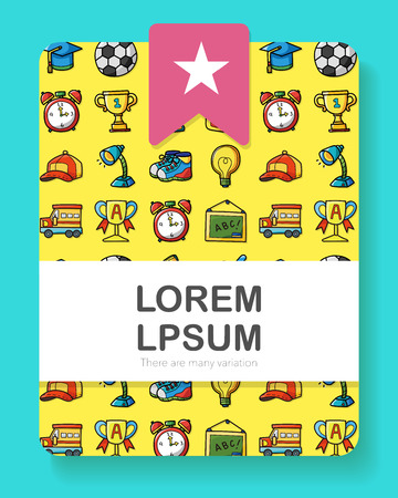 School and Education icons setのイラスト素材