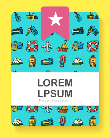 Travel and tourism icons set,eps10のイラスト素材