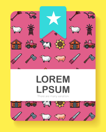 Agriculture and Farming icons set,eps10のイラスト素材