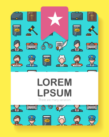 Law and justice icons set,eps10のイラスト素材