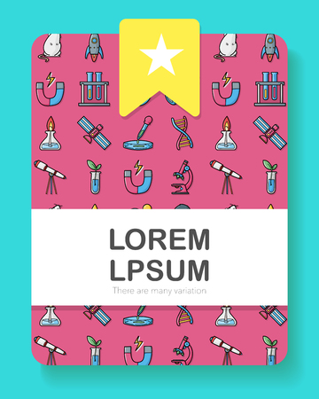 Chemistry and science icons set,eps10のイラスト素材