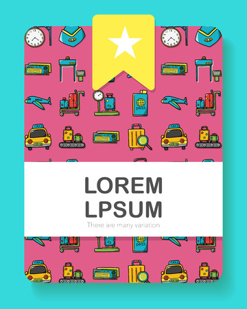 Airport sign icons set,eps10のイラスト素材