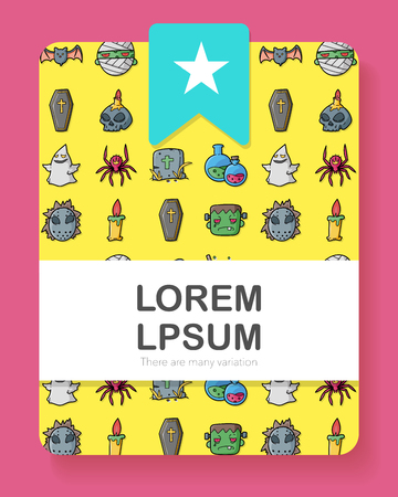 Halloween party icons set,eps10のイラスト素材