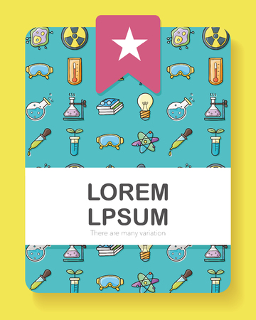 Chemistry and science icons set,eps10のイラスト素材