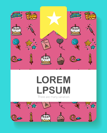 Birthday and celebrate icons set,eps10のイラスト素材