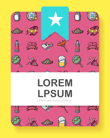 Party and Celebration icons set,eps10のイラスト素材