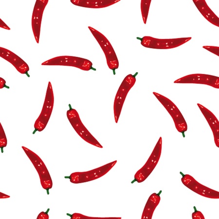 Seamless vector background chilliのイラスト素材