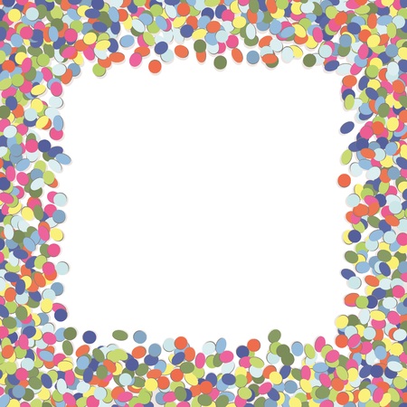 Confetti Greeting Cardのイラスト素材