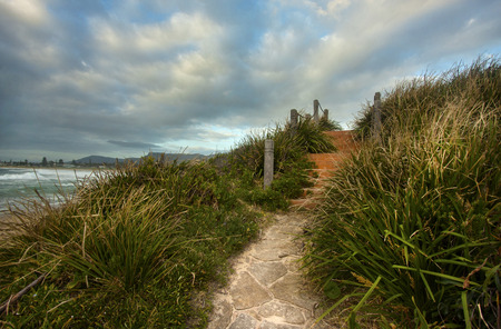 a beachside view in Bulli, Wollongongの写真素材