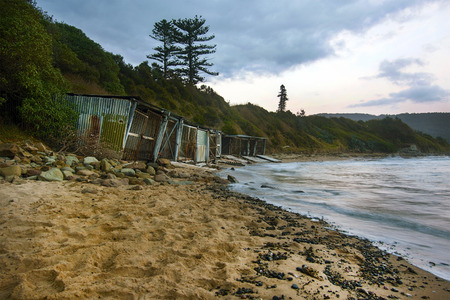 a beachside view in Bulli, Wollongongの写真素材