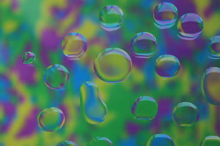 oil on glass abstract imagesの写真素材