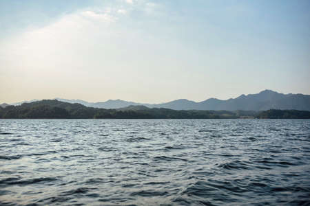 lake and mountainsの写真素材