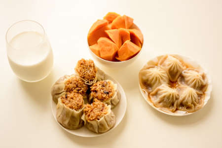 Daily Chinese food at homeの写真素材