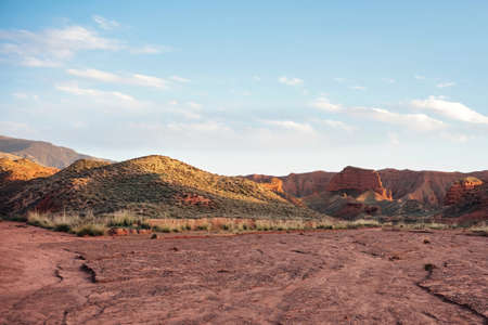 Valley of Kanas landformの写真素材