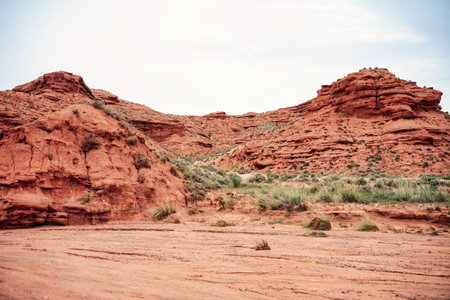 Valley of Kanas landformの写真素材
