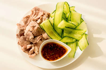 Daily Chinese food at homeの写真素材