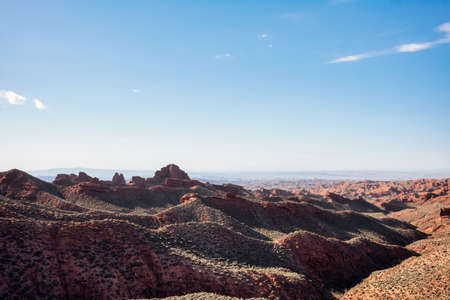 Valley of Kanas landformの写真素材