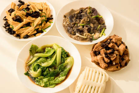Daily Chinese food at homeの写真素材