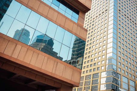 Various types of building structures photographed inの写真素材