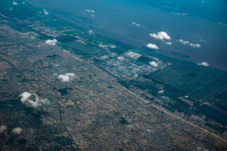 aerial photography on the ground