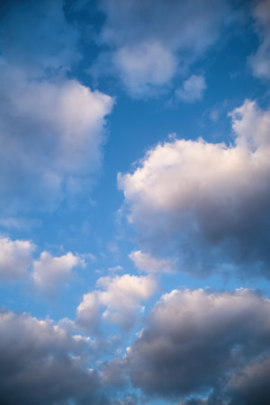 Cloudscape has been developing in gorgeous form. The vast blue sky and clouds sky.