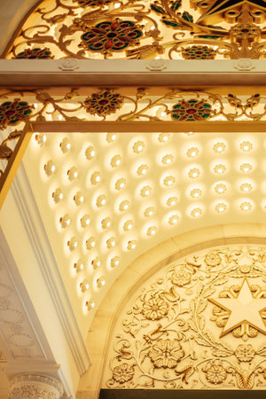 The interior of the State Duma of the Russian Federationの写真素材