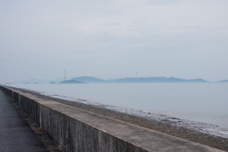Seaside scenery in South Korea,Seonsanの写真素材
