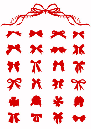 red bowのイラスト素材