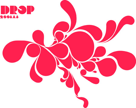 dropのイラスト素材