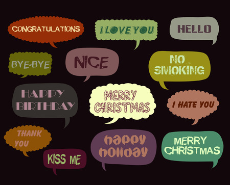  crumple labelsのイラスト素材