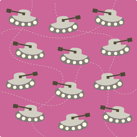 vector tank backgroundのイラスト素材