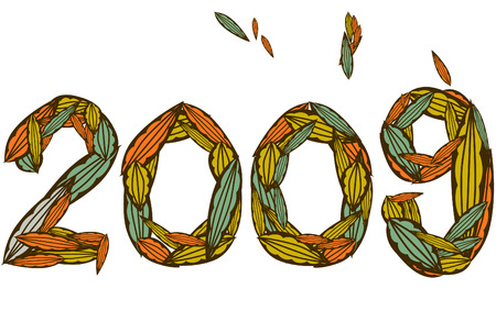2009のイラスト素材