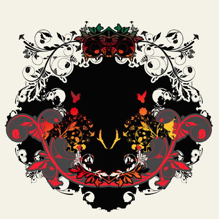 flower backgroundのイラスト素材