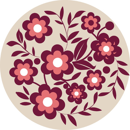flower backgroundのイラスト素材