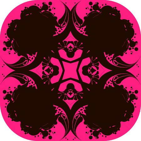 vector flower backgroundのイラスト素材