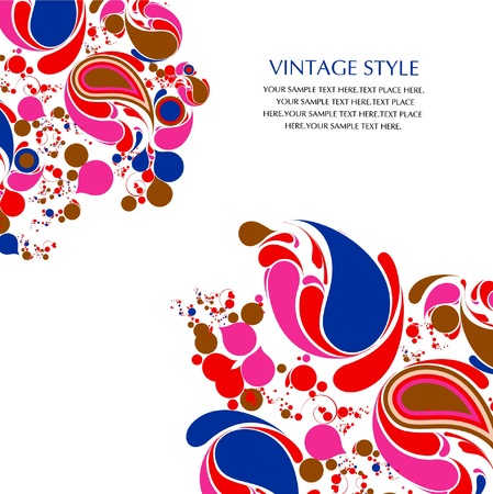 vector flower backgroundのイラスト素材