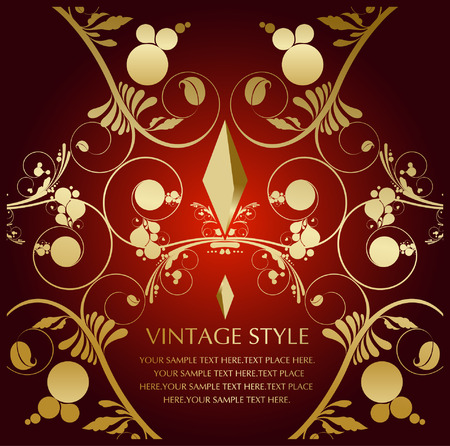 vector flower backgroundのイラスト素材