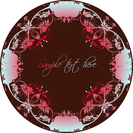 vector flower backgroundのイラスト素材