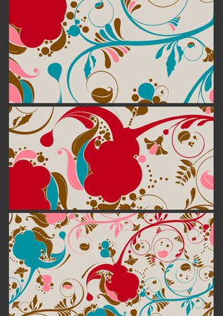 vector flower backgroundのイラスト素材