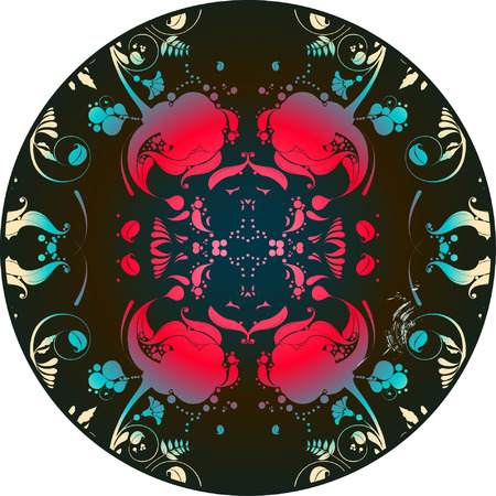 vector flower backgroundのイラスト素材