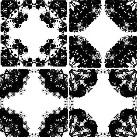 vector flower backgroundのイラスト素材