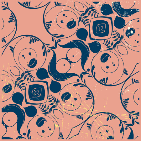 vector flower backgroundのイラスト素材